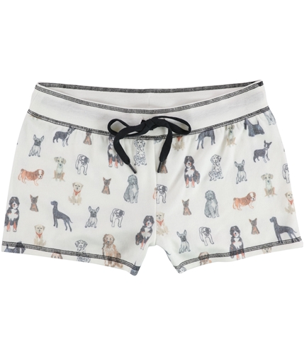 P.J. Salvage Womens All Dogs Pajama Shorts ivory S