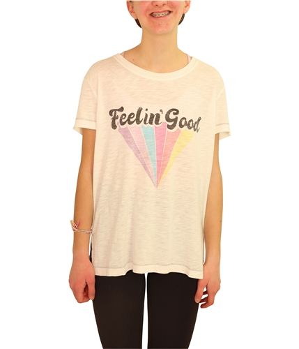 P.J. Salvage Womens Feelin Good Pajama Sleep T-shirt ivory S