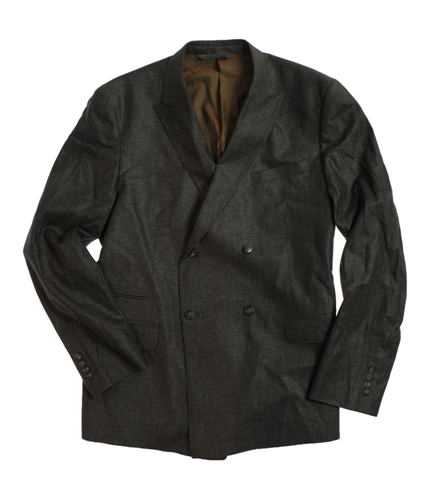 Sean John Mens Faux Pocket Double Breasted Blazer Jacket darkbrown 2XL
