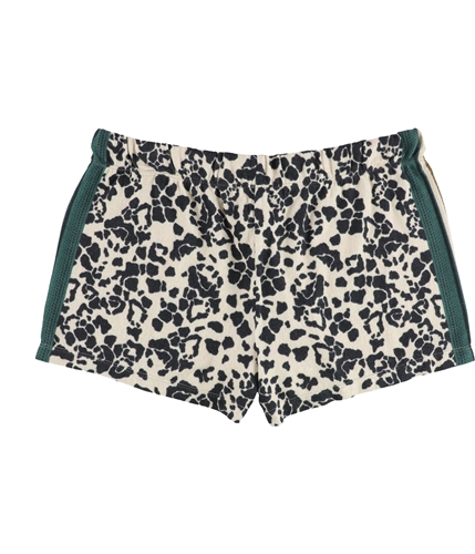 P.J. Salvage Womens Cheetah With Stripes Pajama Shorts tan S