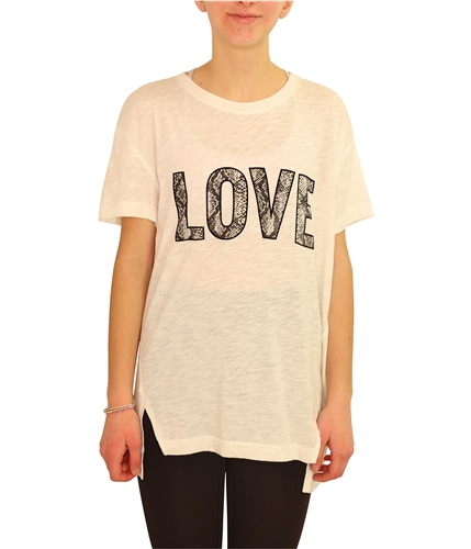 P.J. Salvage Womens Love Pajama Sleep T-shirt ivory S