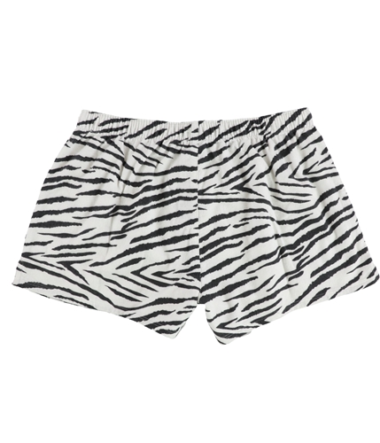 P.J. Salvage Womens Zebra Print Pajama Shorts ecru S
