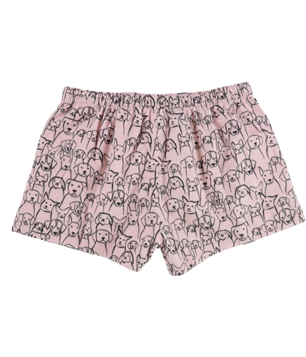 P.J. Salvage Womens Dogs Pajama Shorts blush S