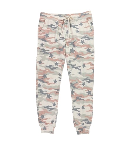 P.J. Salvage Womens Camo Stars Pajama Jogger Pants