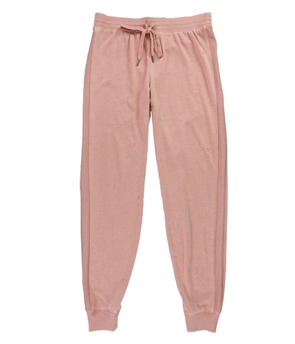 P.J. Salvage Womens Emboridered Hearts Pajama Jogger Pants dustyrose S/29