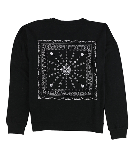 P.J. Salvage Womens Embroidered Skull Pajama Sleep T-shirt black S