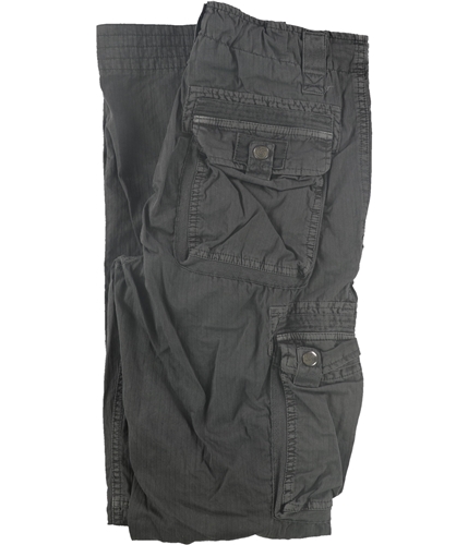 Rogue State Mens Textured Casual Cargo Pants charcoal 29x32