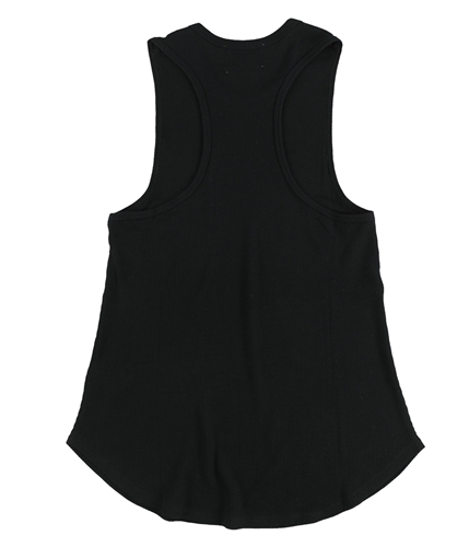 P.J. Salvage Womens Waffle Knit Pajama Sleep Tank Top blacks S
