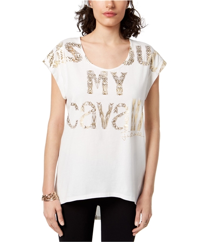 Just Cavalli Womens My Cavalli Foil Graphic T-Shirt black S