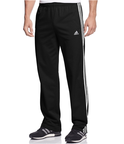 Adidas Mens Essential Athletic Track Pants blackblackwhite 2XL/32