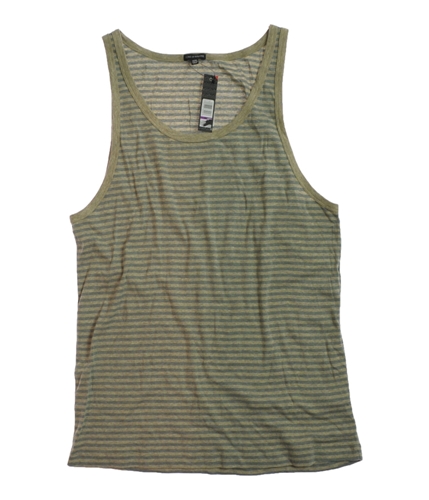 Sons of Intrigue Mens Stripe Sleevless Tank Top gray 2XL