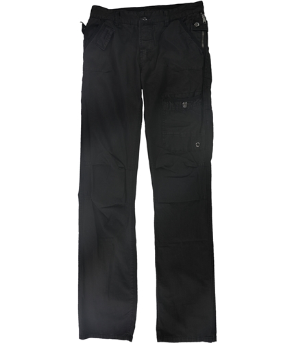 Rogue State Mens Textured Casual Cargo Pants black 30x33