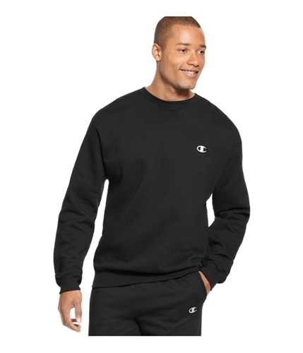 Champion Mens Eco-Fleece Pullover Sweatshirt black S
