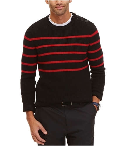 Nautica Mens Knit Pullover Sweater trueblack XL