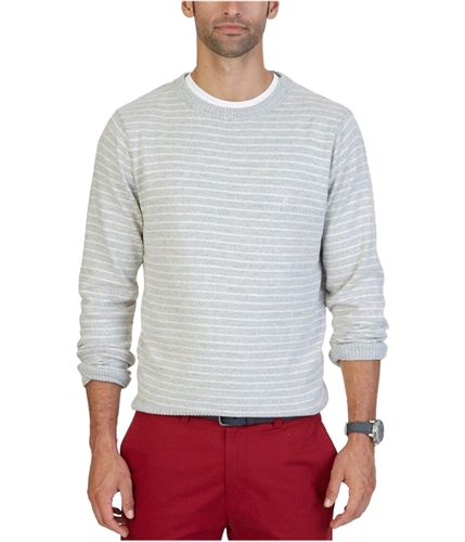 Nautica Mens Fine Striped Pullover Sweater classnavy L