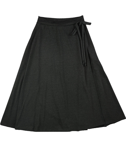 MOA Collection Womens High Waist A-line Skirt gray 1XL