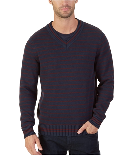 Nautica Mens Striped Pullover Sweater truenavy S