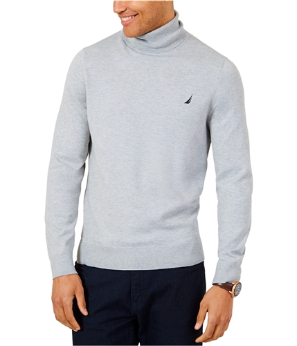 Nautica Mens Turtleneck Pullover Sweater gray XL
