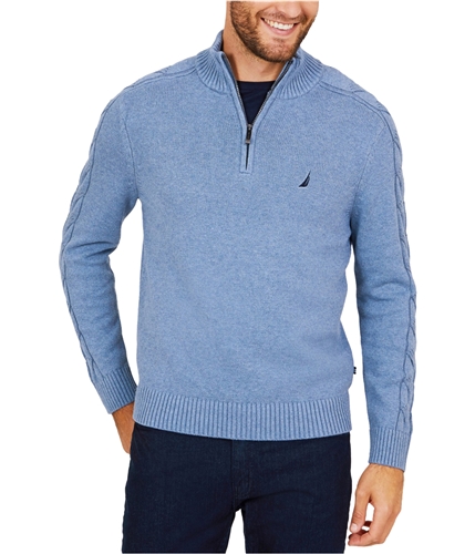 Nautica Mens Cable Sleeve Pullover Sweater dpanchorht XS