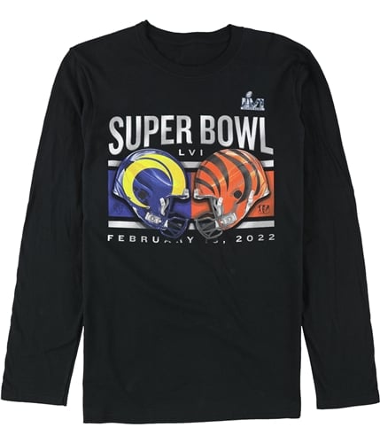 Tags Weekly Mens Super Bowl LVI Graphic T-Shirt priblk M