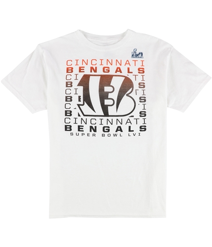 G-III Sports Boys Cincinnati Bengals Super Bowl LVI Graphic T-Shirt white M