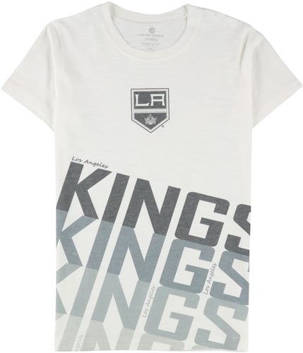 Level Wear Womens Los Angeles Kings Hockey Graphic T-Shirt, White