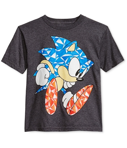 Warner Brothers Boys Diamond Sonic The Hedgehog Graphic T-Shirt black 4