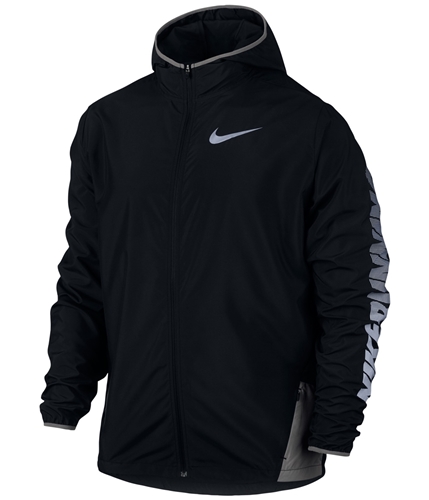 Nike Mens Water-Repellent Track Jacket black M