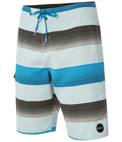 O'Neill Mens Santa Cruz Stripe Swim Bottom Board Shorts blue 40
