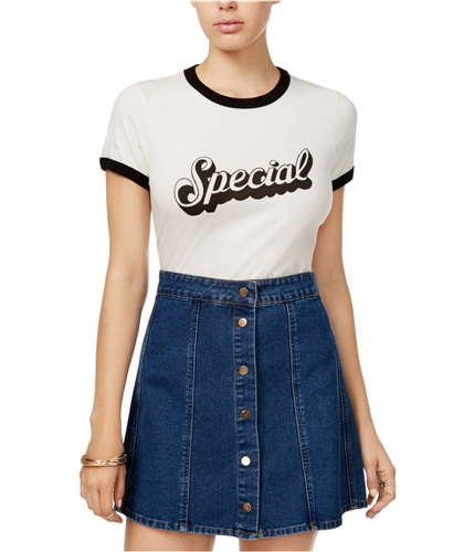 ban.do Womens Special Graphic T-Shirt creamblack XS
