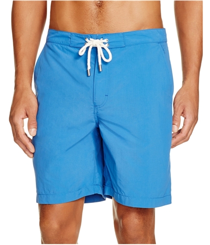 Solid & Striped Mens Simple & Solid Swim Bottom Board Shorts blue XL