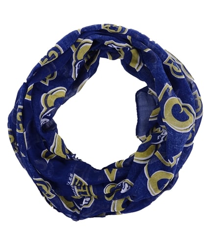 Forever Collectibles Womens LA Rams Infinity Scarf Wrap navy One Size