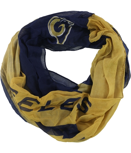 Forever Collectibles Womens LA Rams Infinity Scarf Wrap navygold One Size