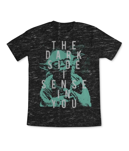 Fifth Sun Mens Sense The Dark Side Graphic T-Shirt black S
