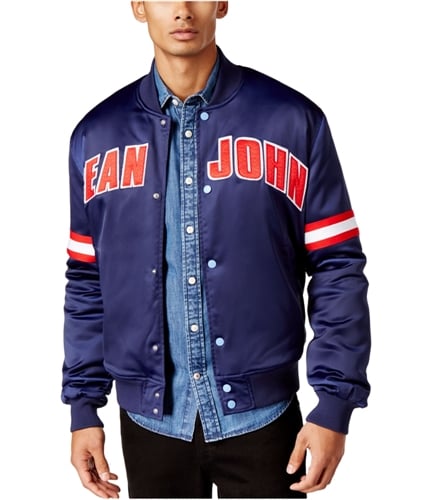 Sean John Mens Logo Bomber Jacket patriotblue XL