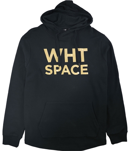 WHT SPACE Mens Graphic Hoodie Sweatshirt black XL