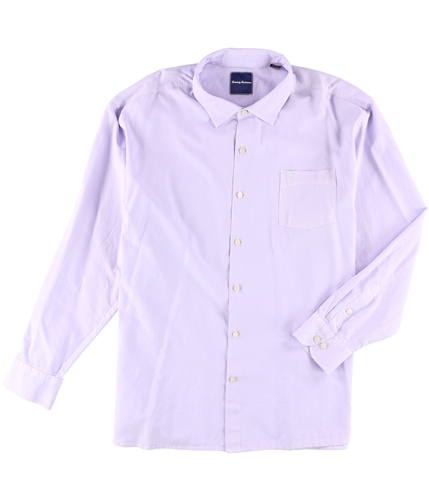 Tommy Bahama Mens Island Twill Button Up Shirt purple 3XL