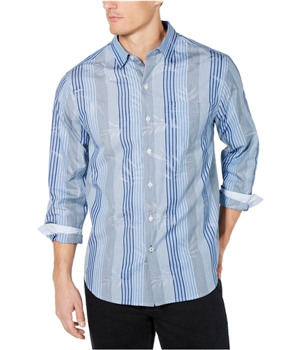 Tommy Bahama Mens Hibiscus Mirage Button Up Shirt aquaice S