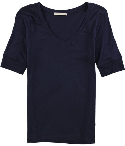 Tags Weekly Womens Elbow 3/4 Sleeve Basic T-Shirt navy L