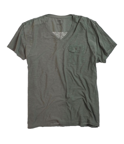 bar III Mens Pocket V-neck Basic T-Shirt grey 2XL