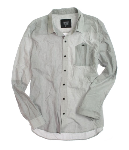Threads & Heirs Mens Woven Cttn L/s Button Up Dress Shirt truewhite XL