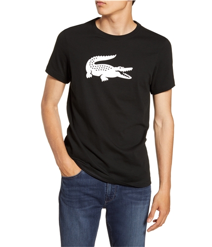 Lacoste Mens Logo Graphic T-Shirt black M