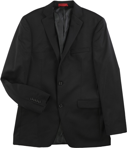 Alfani Mens Wool Two Button Blazer Jacket black 38