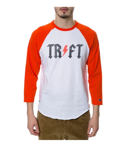 TrukFit Mens The TR-FT Raglan Graphic T-Shirt electricbluelemonade S