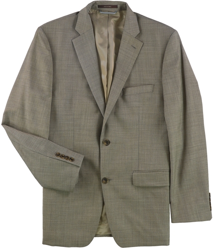 Greg Norman Mens Wool Two Button Blazer Jacket tan 40