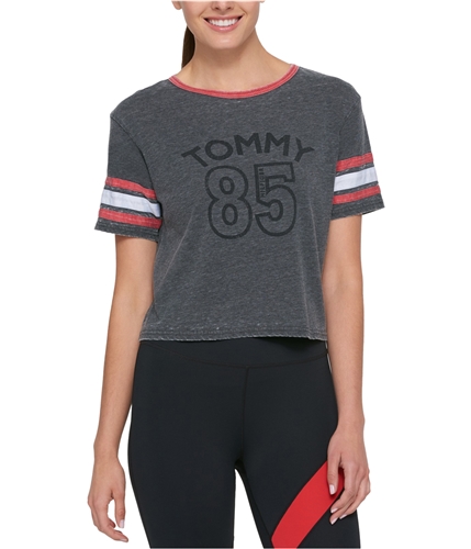 Tommy Hilfiger Womens Logo Graphic T-Shirt blk S