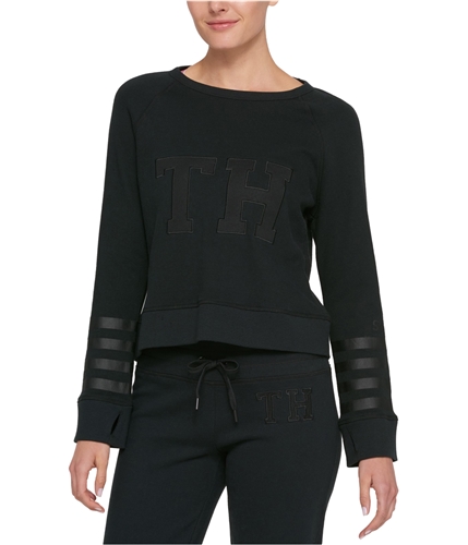 Tommy Hilfiger Womens Logo Sweatshirt blk L