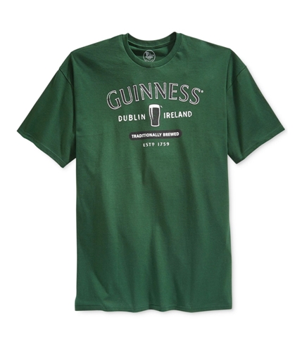 Bioworld Mens Guinness Graphic T-Shirt forestgreen S