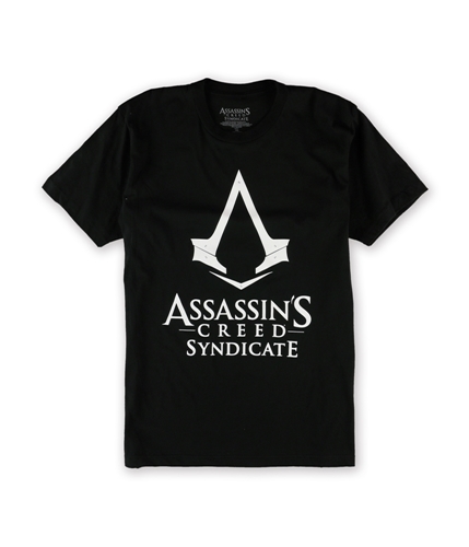 Assassins Creed Mens Gamer Graphic T-Shirt black 2XL