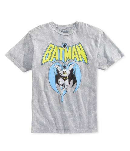 Bioworld Mens Batman Graphic T-Shirt washsilver S